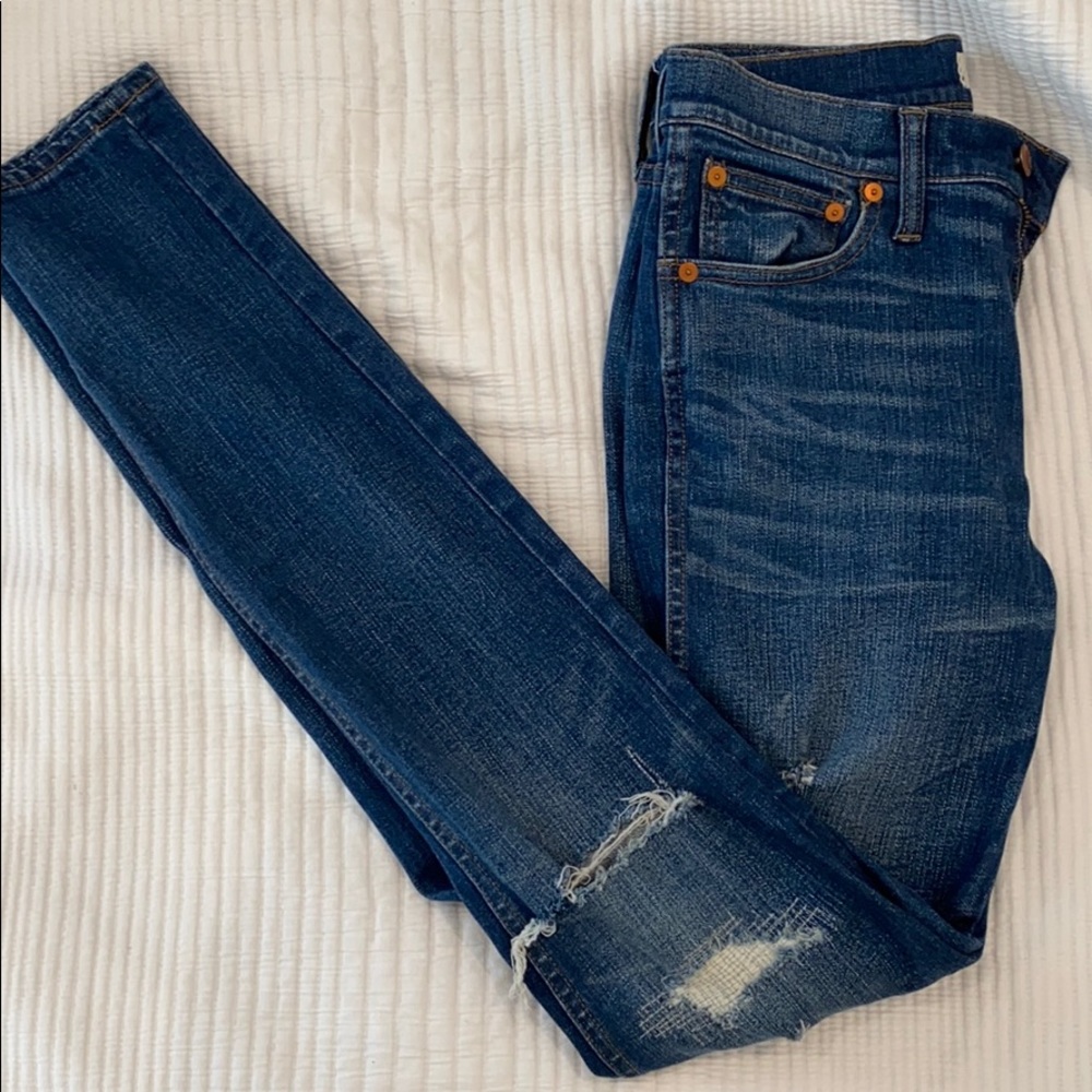 Madewell rip & repair skinny skinny - 27 TALLER